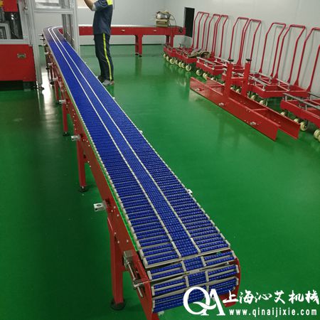 轉(zhuǎn)彎滾珠鏈板輸送機 轉(zhuǎn)彎滾珠鏈板輸送機